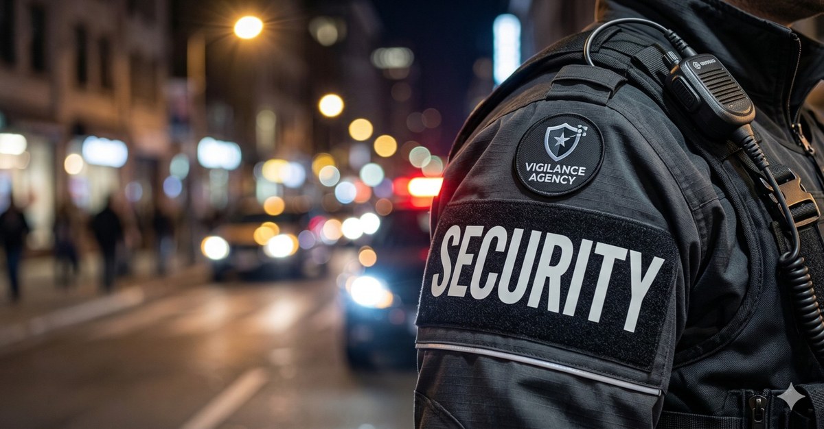 Security personnel on night duty